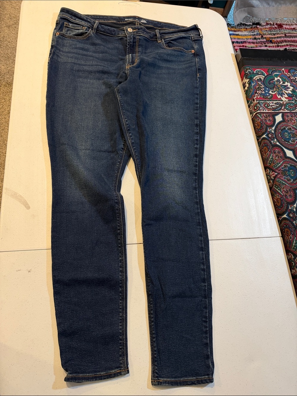 #607. Old Navy Rockstar super skinny jeans. 18 tall